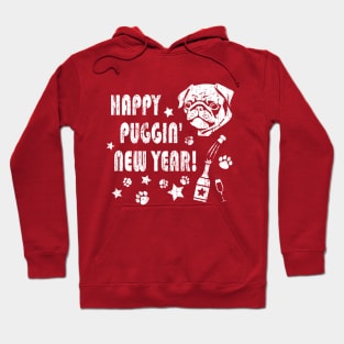 Funny New Years Shirt with a Pug Dog Hoodie